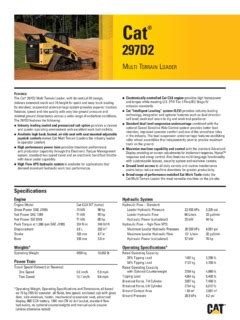 cat 297d2 specs